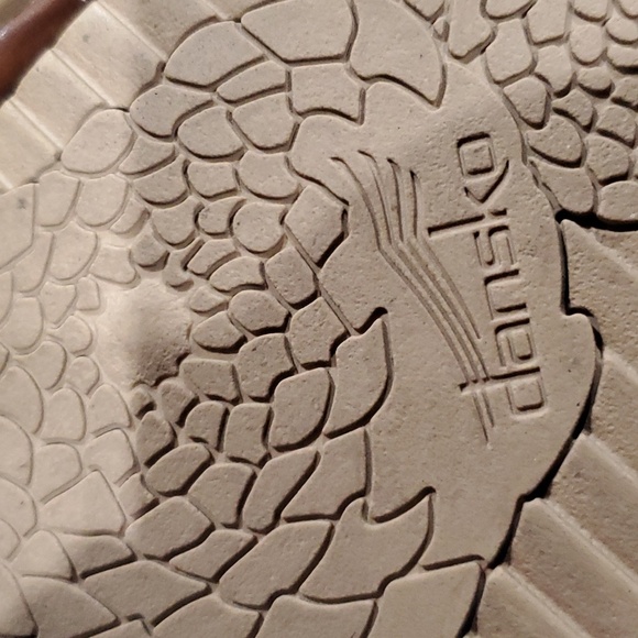 Dansko Savanah brown leather adjustable wedge sandals - Picture 9 of 14